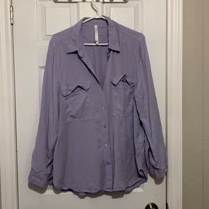 Light purple- XL Babaton Utility Shirt, 100% Tencel/Lyocell